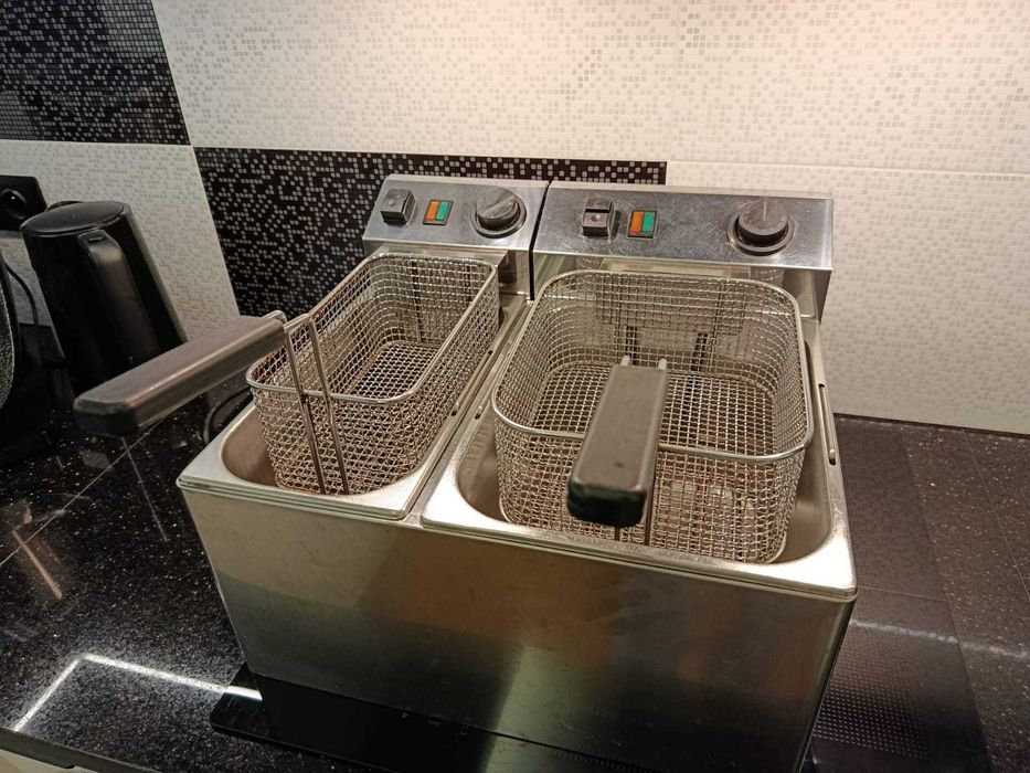 Frytkownica 2 komorowa RM Gastro 5 i 8 litrów profesjonalna