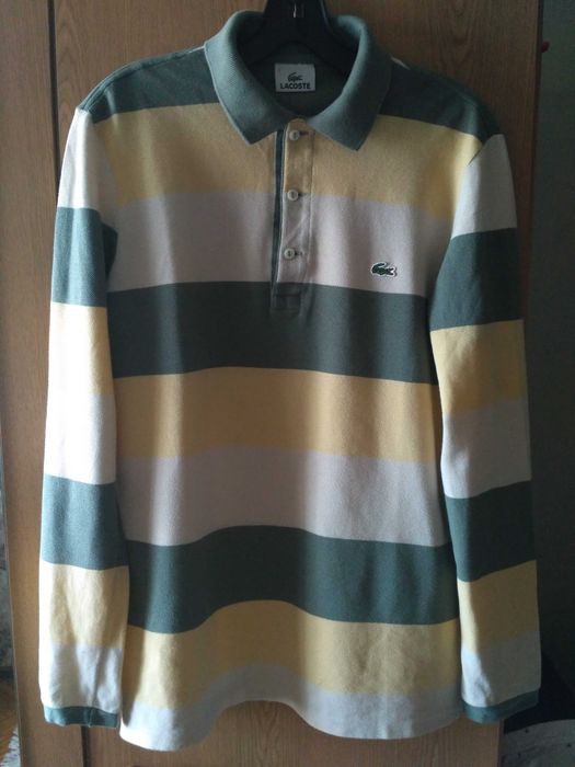 Lacoste поло с длинным рукавом