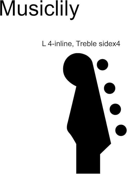 Klucze basu tunery kołki do gitary basowej Precision Jazz Bass, 4 szt