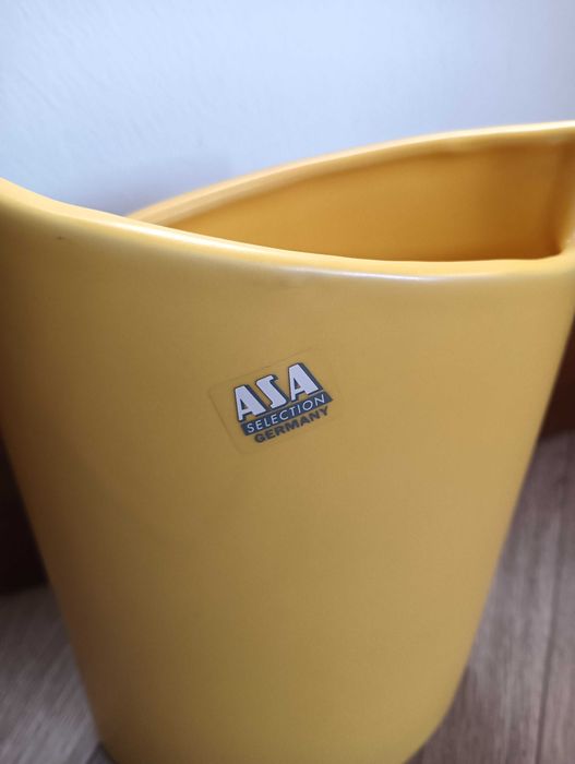 Wazon ceramiczny ASA żołty