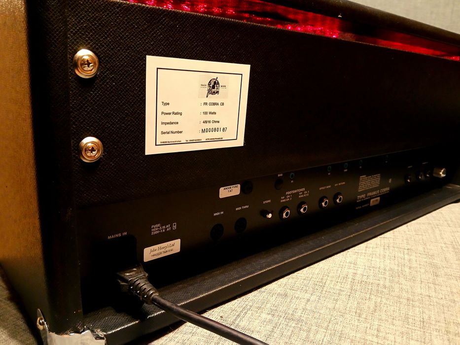 Cabeça aguitarra FRAMUS COBRA (100watts)