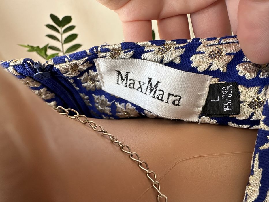 Сукня MaxMara Вишивка синій