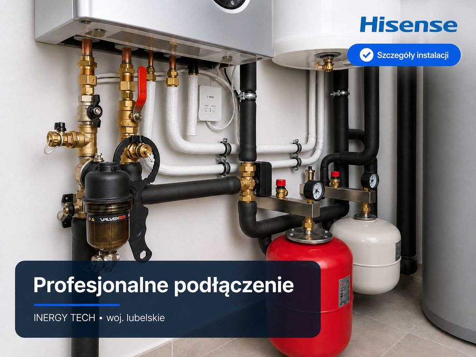 Pompa Ciepła 10 kW Hisense Hitachi z kompletnym montażem