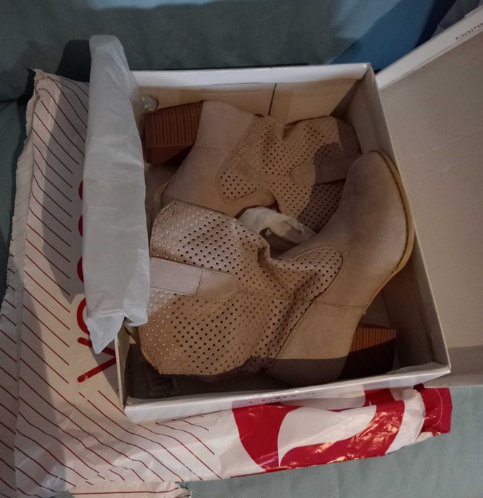 Botas texanas cinzentas 36