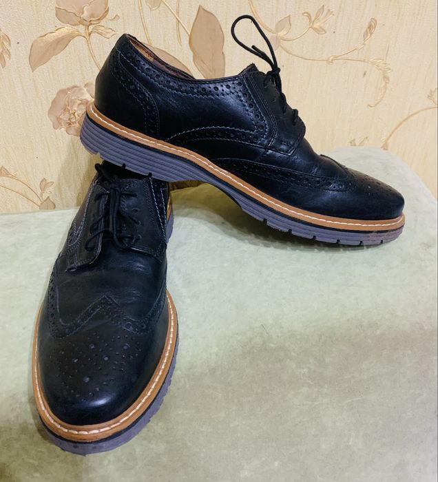 Шкіряні оксфорди Clarks 43 р. устілка 28 см.