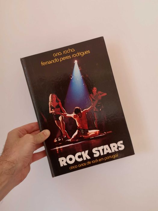 Livro Rock Stars Cinco Anos de Rock em Portugal / música e fotografia