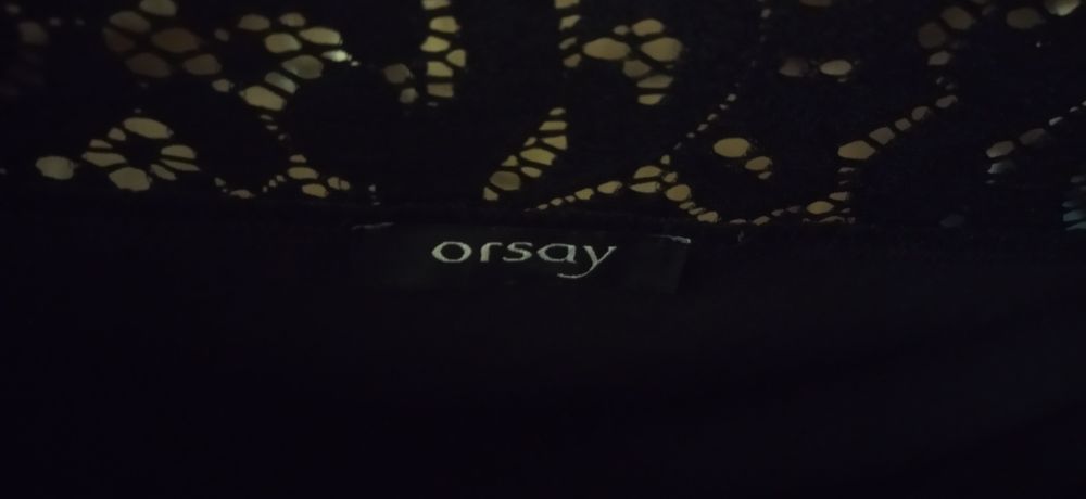 Koronkowa "mała czarna"  Orsay ,rozmiar 40