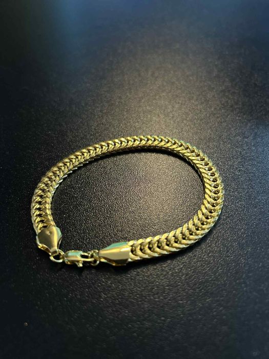 Bransoletka bransoleta mesa zlota pozlacana 20cm