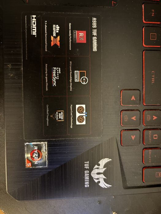 ASUS TUF Gaming FX505DY - Rysen 5|8GB Ram|475GB|Roda GTA/CS/Fortnite