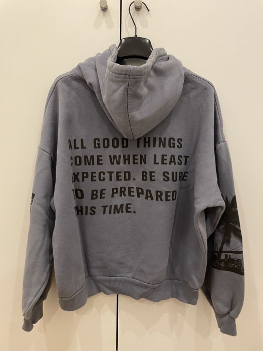 Moletom Pull&Bear com capuz azul