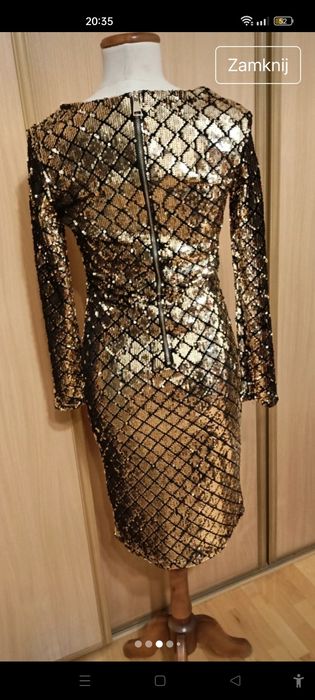 Nowa sukienka cekinowa