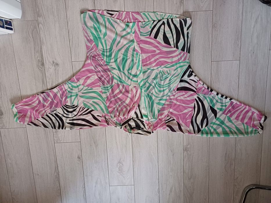 Koszula we wzory, krój oversize, Zara, rozmiar 36