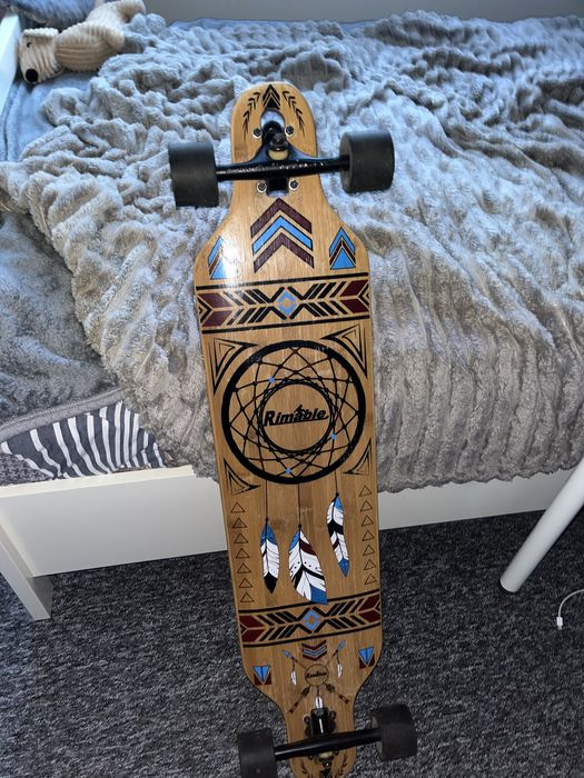 Rimable Bamboo Drop Through Longboard