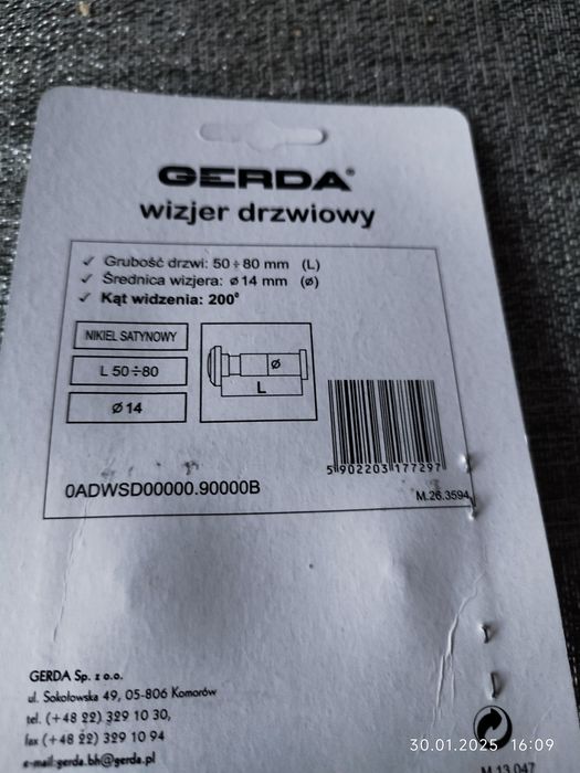 Gerda wizjer,judasz drzwiowy