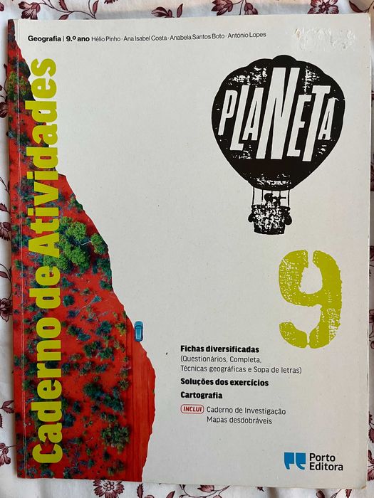 Caderno de atividades de geografia do 9o ano - "Planeta"