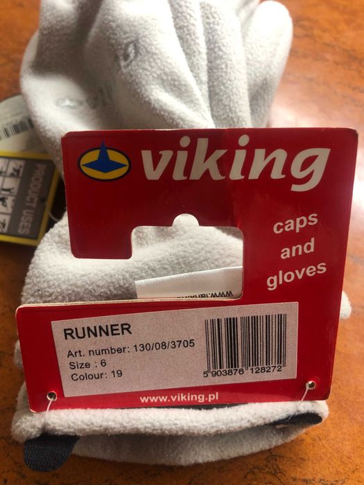 Nowe! Damskie rękawice trekking  marki Viking rozm. 6 szare