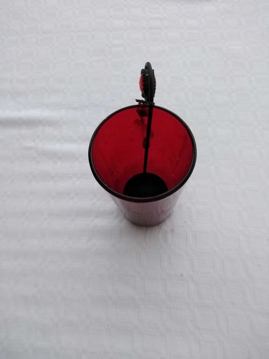 Copo Vermelho Castiçal