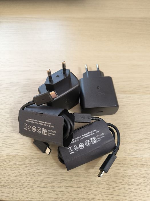 NOWY ZESTAW - 2x Szybka Ładowarka 45W do telefonu + 2x kabel USB-C