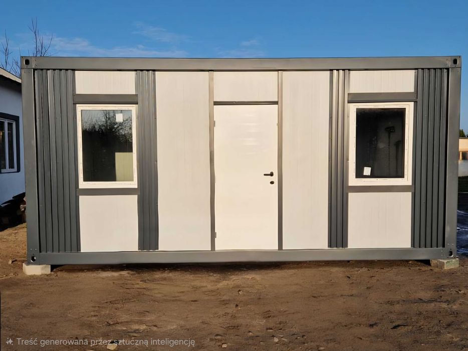 Kontener 6mx3m Biurowy, Socjalny, Magazynowy, Domek na działkę