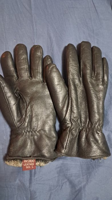 Перчатки мужские кожаные