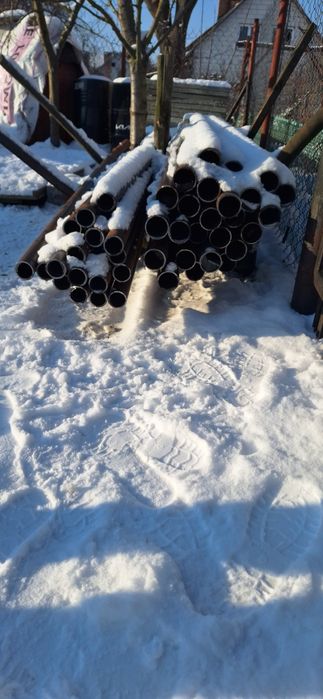 Rura stalowa, słupki fi 76 i 60