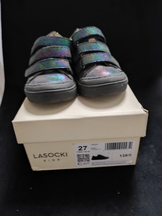 Skórzane sneakersy r.27