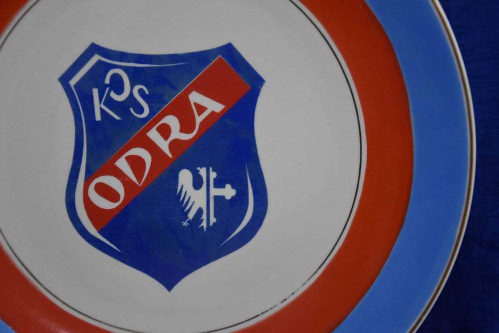 Patera pamiątkowa klubu sportowego Odra Opole prod .Tułowice lata 60te