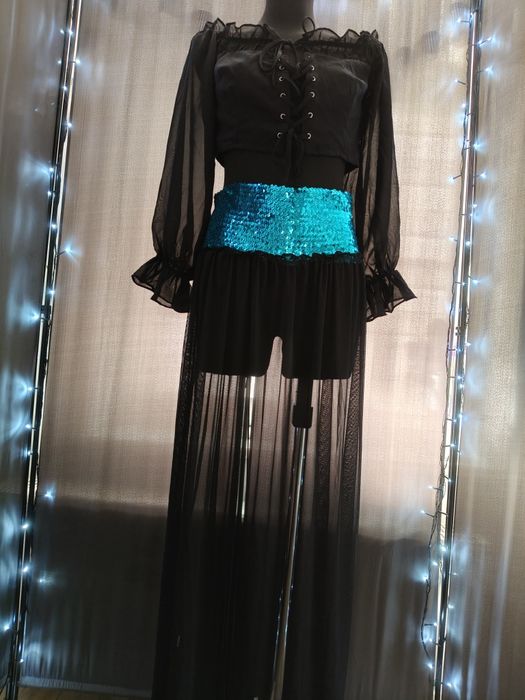 Damska Halka z cekinami