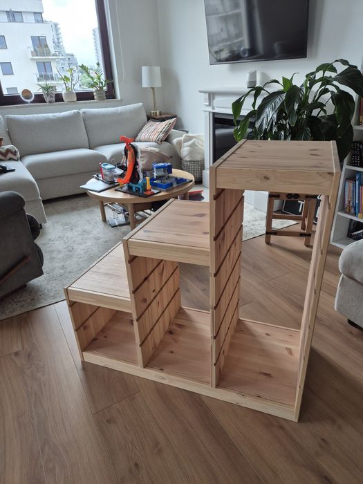Szafka sosnowa IKEA TROFAST schodkowa