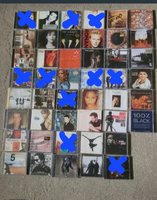 Grande coleção de cds