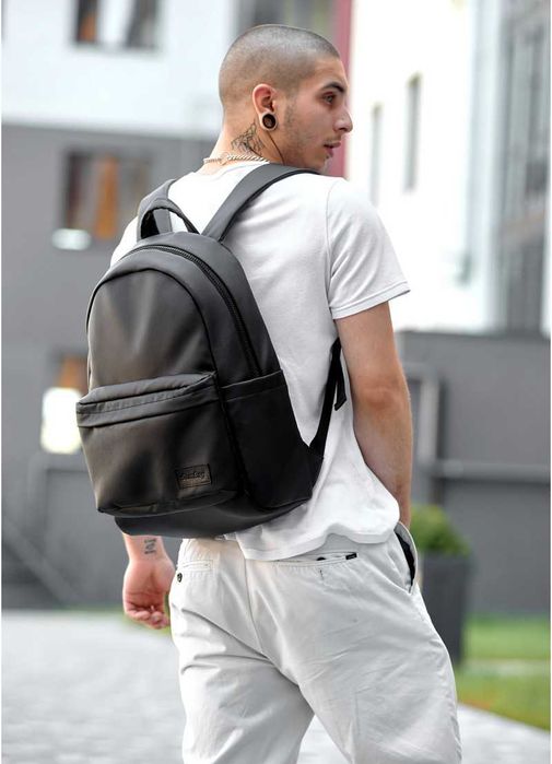 Качественный мужской городской рюкзак ZARD LST. Цвет: черный.