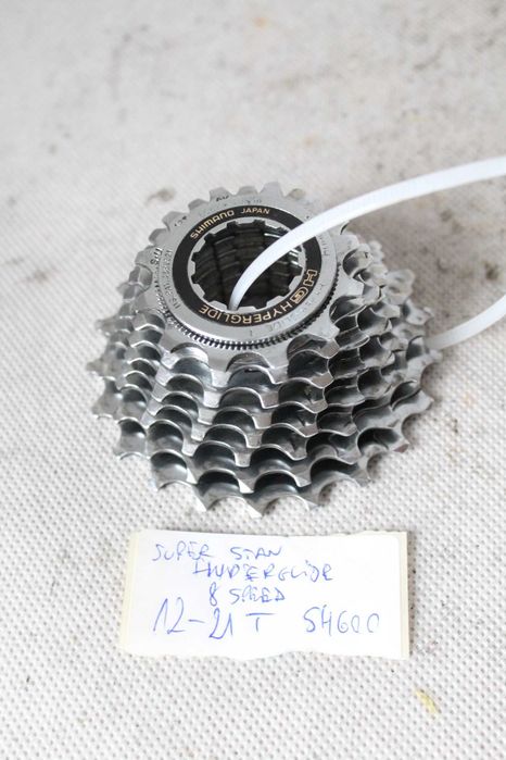 DOBRY STAN kaseta szosowa shimano hyperglide 8s shimano 600 tricolor 12-21t retro kolarzówka db7