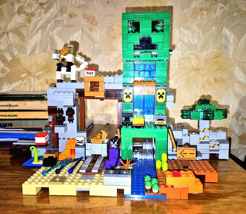 !!Lego «Minecraft» зібране!! Чудова якість