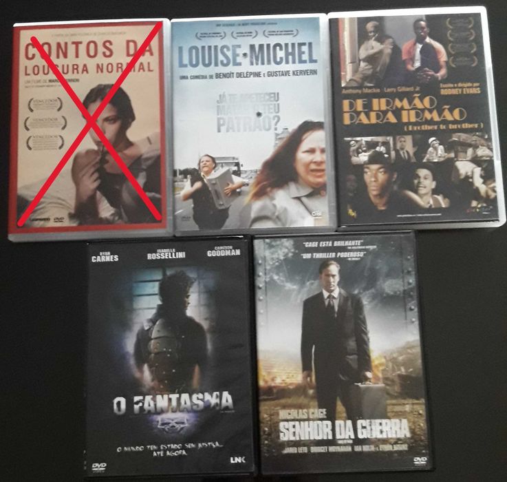DVD's - Vários - como novos