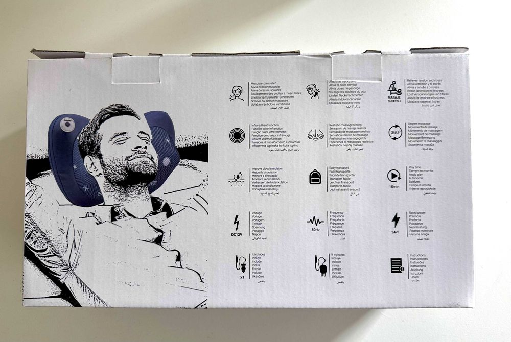 Almofada de massagem -  novo, por estrear