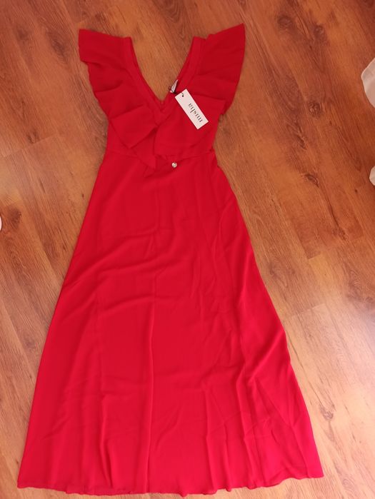 Sukienka wizytowa czerwona