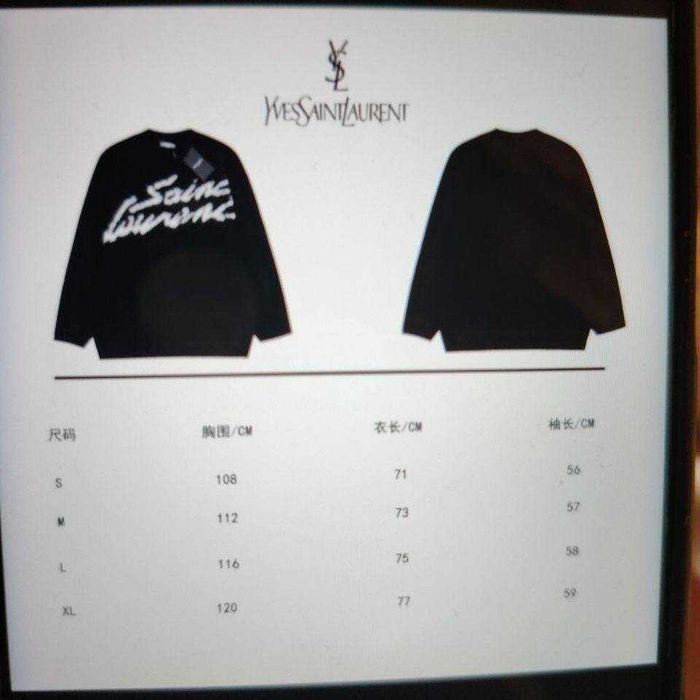 Luksusowy wełniany sweter Saint Laurent! OD RĘKI XS S M L!