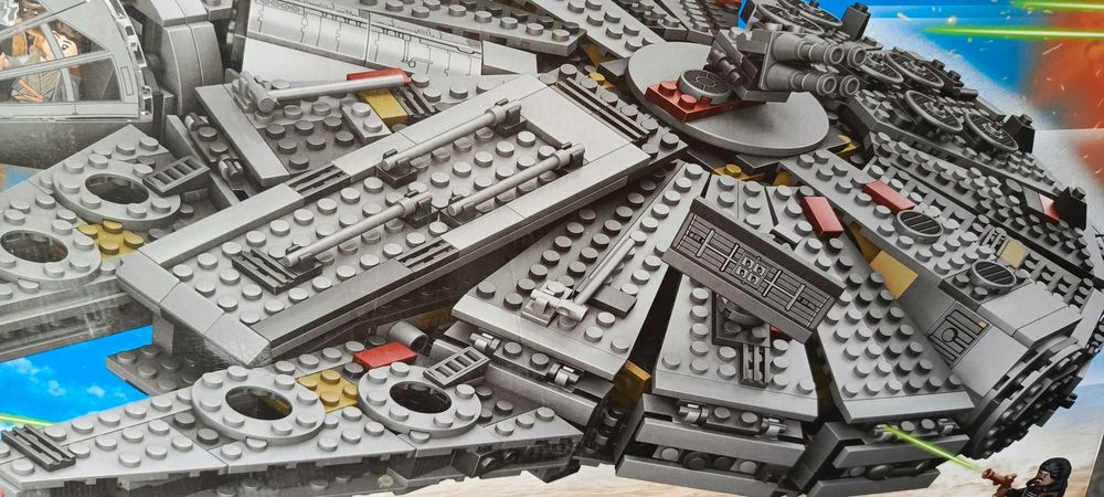 Klocki, karton, instrukcja Sokół Millenium