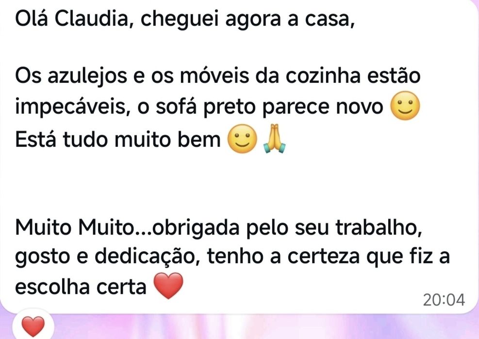 Serviços de limpeza doméstica