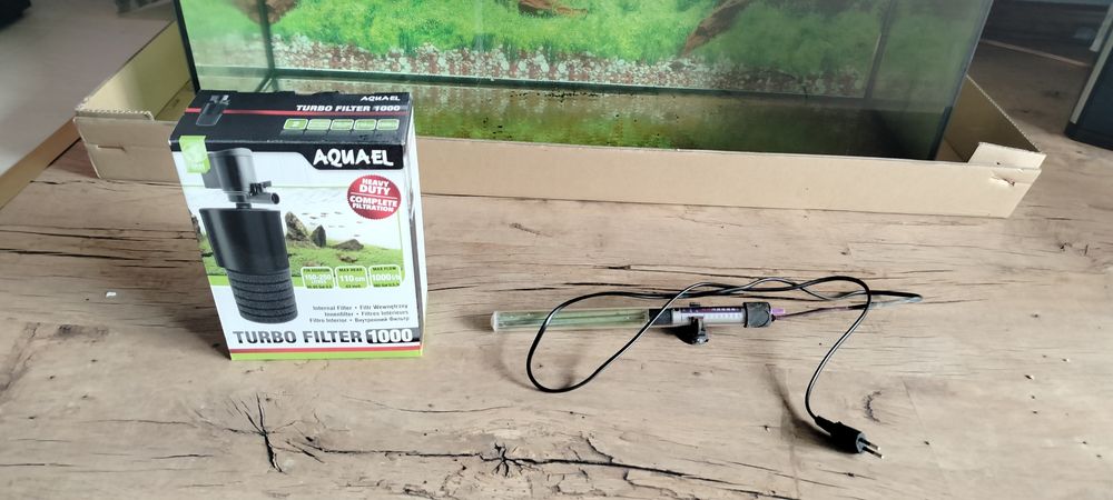 Akwarium 160 litrów wraz z osprzętem