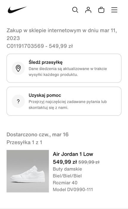 Buty  sportowe damskie Air Jordan  40.Buty włożone 2,3 razy,stan bardz