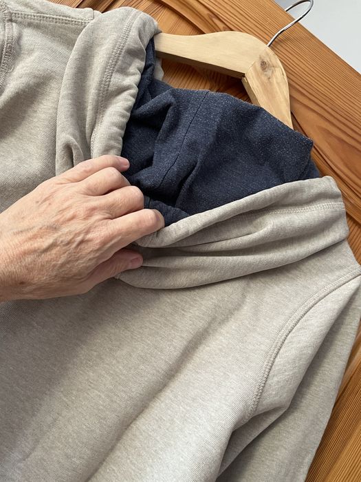 Bluza beżowa (+granat)