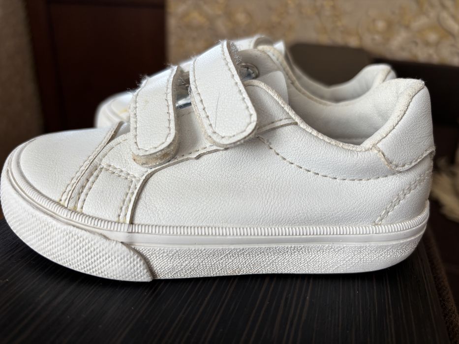 Білі кеди-макасіни на дівчинку розмір 22