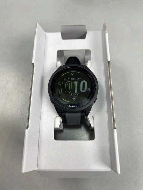 Garmin Forerunner 165 – GPS, 43 mm, czarno‑szary