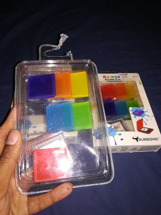 caixinhas de cartuchos Nintendo DS e 3DS