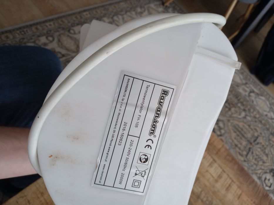 Piecyk elektryczny Raianson 2000 w. Grzejnik