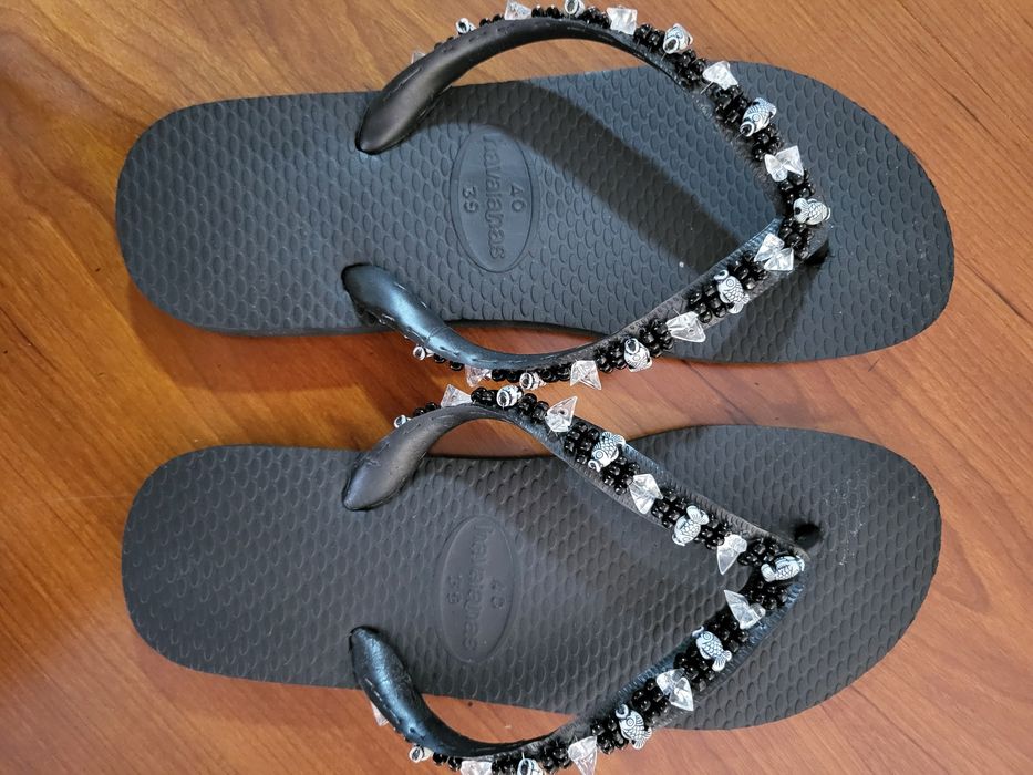 Havaianas novas 2001 com apliques