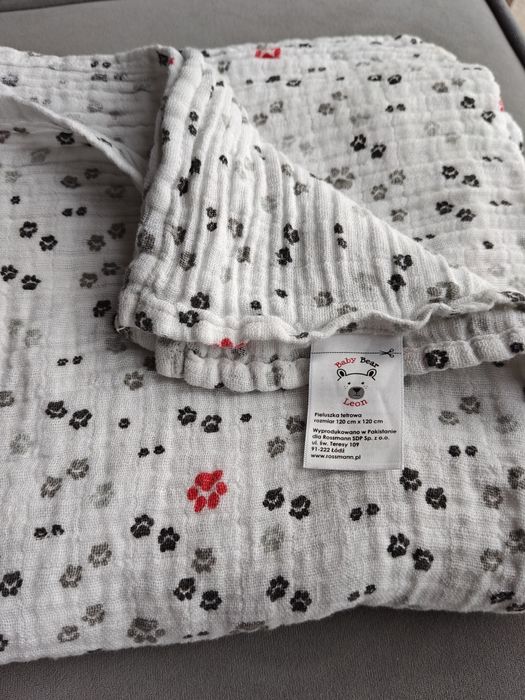 Pieluszka tetrowa otulacz dla niemowląt