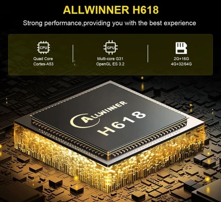 TV Box Android 12 + 4 GB RAM + 64 GB ROM Magcubic 8k (H618