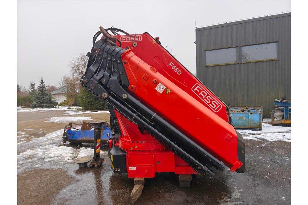 hds manipulator fassi f660 duży hiab palfinger pm